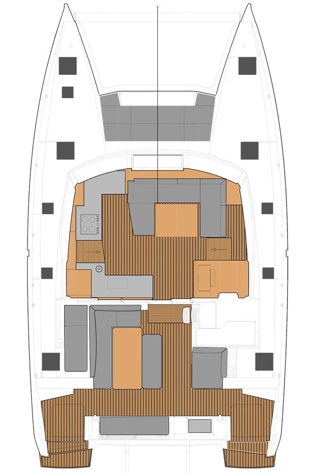 Fountaine Pajot Elba 45 - 4 + 1 cab. Limin'